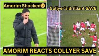 Ruben Amorim's Shock REACTION to Toby Collyer Crazy Goal line Clearance & performance vs Fulham