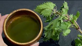 Unbelievable. Mix nettle with olive oil. You will be surprised at the result. Useful plants 