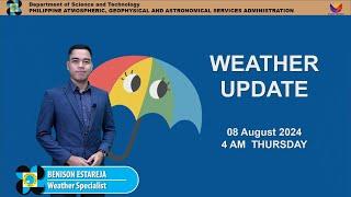 Public Weather Forecast issued at 4AM | August 08, 2024 - Thursday