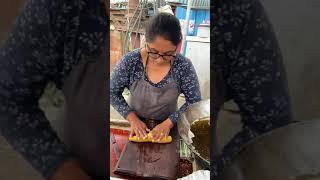 Hardworking Lady Selling Gujarati Style Fafda|Gujarati Fafda In Making|Best Breakfast| #shorts