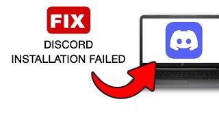 How To Fix Discord Installation Has Failed Error | Windows 10/11 - 2024 (Quick & Easy)