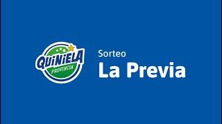 Sorteo de la Quiniela La Previa de la Lotería de la Provincia: 13 de noviembre del 2024