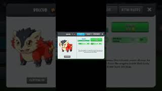 Evolved up volcub to max Level  |Monster master short|Macro gaming