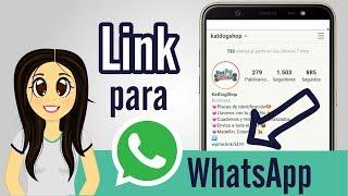 Cómo poner link de  WhatsApp con mensaje PERSONALIZADO en Instagram RÁPIDO y súper FÁCIL