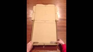 How to fold a pizza box