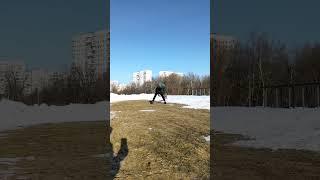 АО Барт - проходы, трюк фристайла #дрессировка #aussie #discdog #собака