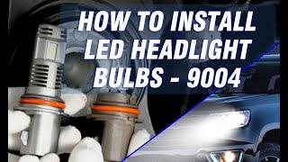 How to install led headlight bulbs（Mini Version） - 9004/9007 -Novsight Auto Lighting