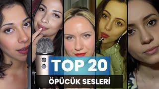 Türkçe ASMR / Öpücük Sesleri Top 20 / ASMR Türkiye