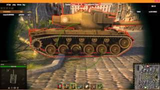 World of Tanks Weakspots T26E4 Super Pershing