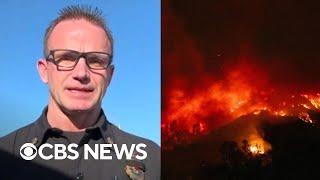 California fire chief breaks down the weather's impact on fire fighting efforts