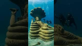 Anantashayana Awakens #vishnu#lordkrishna#vishnu  #isckon#ai#trending #explorepage #underwater