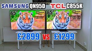 Samsung QN95D vs TCL C855K: 2024 Ultimate Mini LED TV Showdown