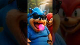 Sonic Transforms into a Robot After Knuckles’ Chocolate Gift!  Girl Sonic Appears!