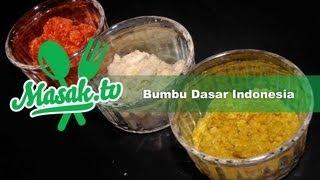 Bumbu dasar Indonesia - Indonesian Basic Spices | Resep #003