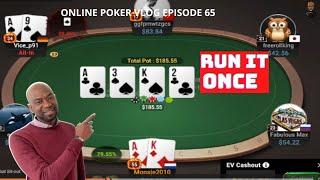 Run It Once in The Rush & Cash game | Poker Vlog ep. 65