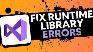 (QUICK FIX) Runtime Library ERROR | MICROSOFT VISUAL C++