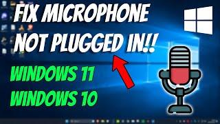 How To Fix Microphone Not Plugged in or Working on Windows 11