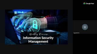 LearnFest Bootcamp: Information Security Management Review - Week 1