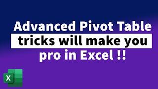 3 Advanced Pivot Table tricks every Excel user must know | MiTutorials