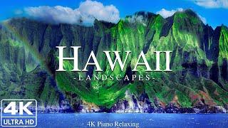 Hawaii 4k - Relaxing Music With Beautiful Natural Landscape - Amazing Nature