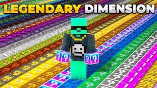 Minecraft But I Added a Secret Super Lucky Block Dimension