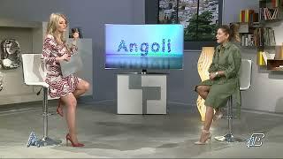 Italian presenter long nice legs high heels  pantyhose 1080p