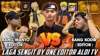 LAGA BY ONE EDITOR ALDI TV !! YANG MENANG GUA KASIH BUNDLE NARUTO !!