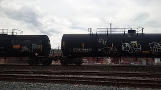 CSX Garbage train w/t Rusty rail spike productions
