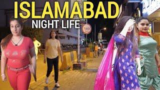 The real NIGHTLIFE in Islamabad  F7 MARKAZ walking tour 4k 2024