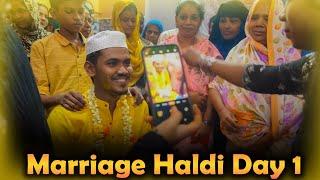 Marriage Haldi Day 1 | Vlog | Mabu Crush