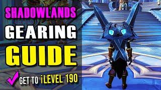 Early Gearing Guide for Shadowlands - Check out the updated version!