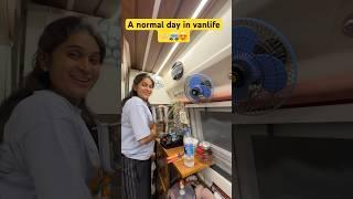 A normal day in vanlife🫶 #campervans #ghumakkadbugz#caravan #vanlife #india