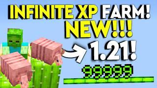 BEST 1.21 XP Farm Minecraft Tutorial 70 Levels In 1 Minute!