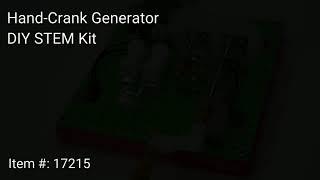 Hand-Crank Generator DIY STEM Kit