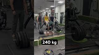 240 kg #youtube  #youtubeshorts