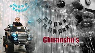 1st BIRTHDAY HIGHLIGHTS l CHIRANSHU l BIRTHDAY PARTY l RAVI SACHDEVA PHOTOGRAPHY l 2024