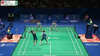 chen xu jun/liu yi [chn] vs isfahani/ karyaman gutama [ina] |md|  finals macau open 2024