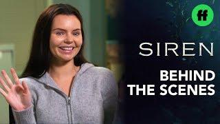 Eline Powell Becomes a Mermaid | Siren: Secrets From The Set | Freeform