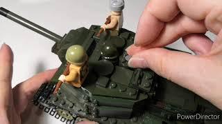 LEGO WWII Tanks. Soviet self-propelled heavy howitzer SU-152. (Motor version)