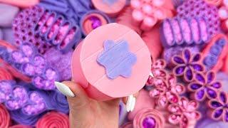 [ASMR] Soap boxes with glitter foam and starchCrushing soap 4K 비누를 부수다