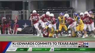 KJ Edwards commits to Texas A&M