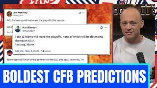 Boldest College Football Predictions Of 2025 - Josh Pate Cut