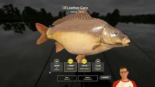 Russian Fishing 4 - New To Amber? Safe Hot Spot!  Leather, Frame, and Common Ghost Carp 3-9-24