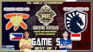 FNATIC ONIC PH vs TLID Game 5 | FNOP M6 CHAMPION GRAND FINALS | FNOP vs TLID | M6 World Championship