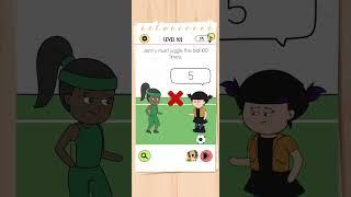 Jenny must juggle the ball 100 times. Brain test 4 tricky friends level 102 #braintest4 #games