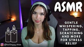 ASMR  Gentle Whispering, Tapping, Scratching and More for Stress Relief (Twitch VOD)