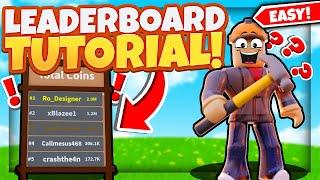 How To Make A GLOBAL LEADERBOARD In Roblox Studio!