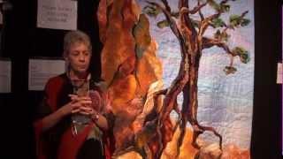 Vikki Pignatelli discusses her quilt, Against All Odds