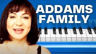 Addams Family Theme  Easy Piano Tutorial/Sheet Music