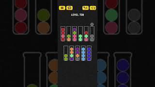 Ball Sort - Color Puzzle Game - Level 738 - Walkthrough SOLVED by RobotPlayer AI!!!